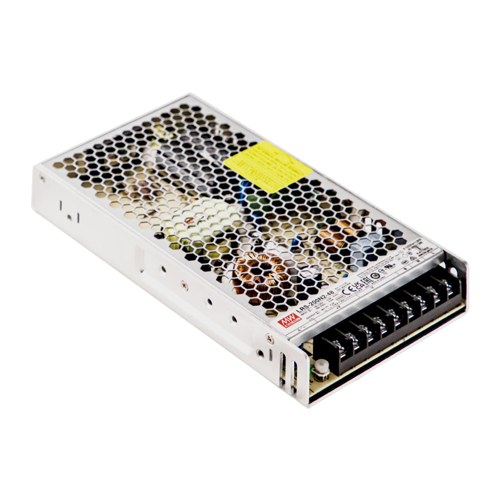 Mean Well LRS-200N2-12 Single Output High Peak Power Supply 204W 12V, 2 Times Peak Power