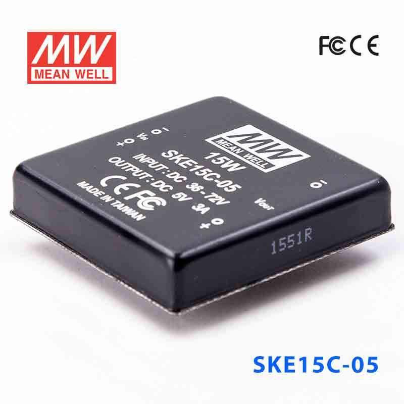 Mean Well SKE15C-05 DC-DC Converter - 15W - 36~72V in 5V out 3A