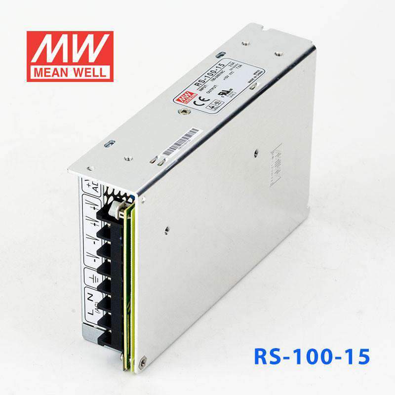 Mean Well RS-100-15 Power Supply 100W 15V - PHOTO 1