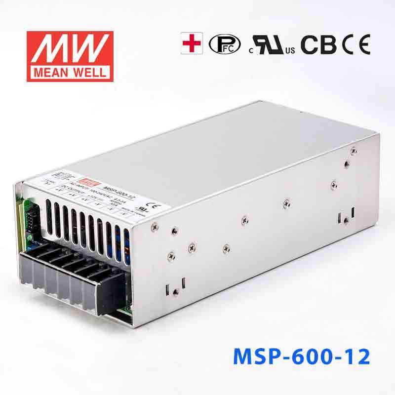 Mean Well MSP-600-12 Power Supply 636W 12V 53A