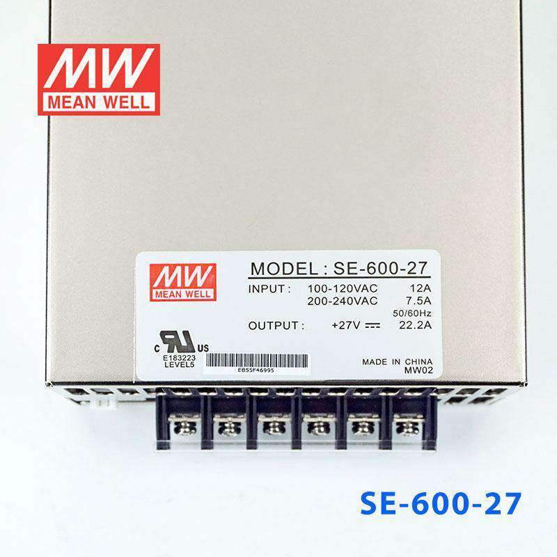 Mean Well SE-600-27 Power Supply 600W 27V - PHOTO 2