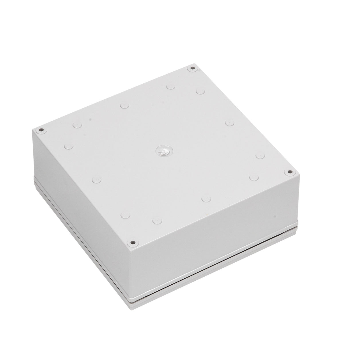 Boxco M-Series 7.09 x 7.09 x 2.95 Inches(180 x 180 x 75mm) Plastic Enclosure, IP67, IK08, ABS, Grey Cover, Screw Type - PHOTO 3
