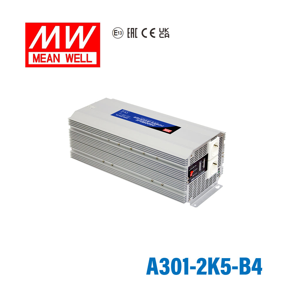 Mean Well A301-2K5-B4 Modified sine wave 2500W 110V - DC-AC Inverter