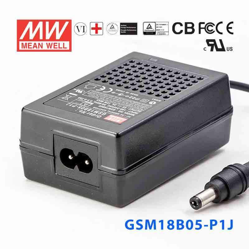 Mean Well GSM18B05-P1J Power Supply 15W 5V