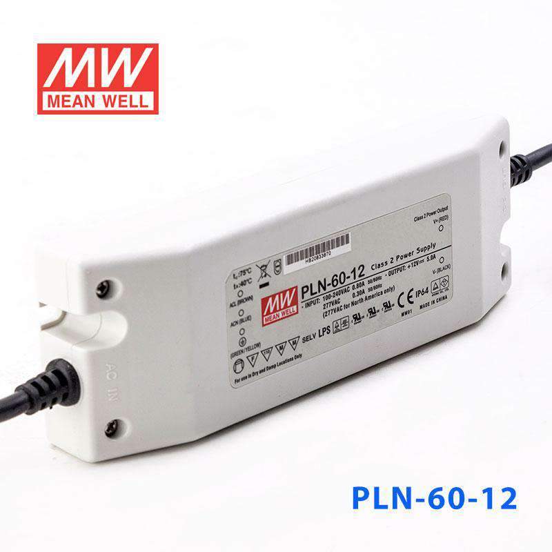 Mean Well PLN-60-12 Power Supply 60W 12V - IP64 - PHOTO 1