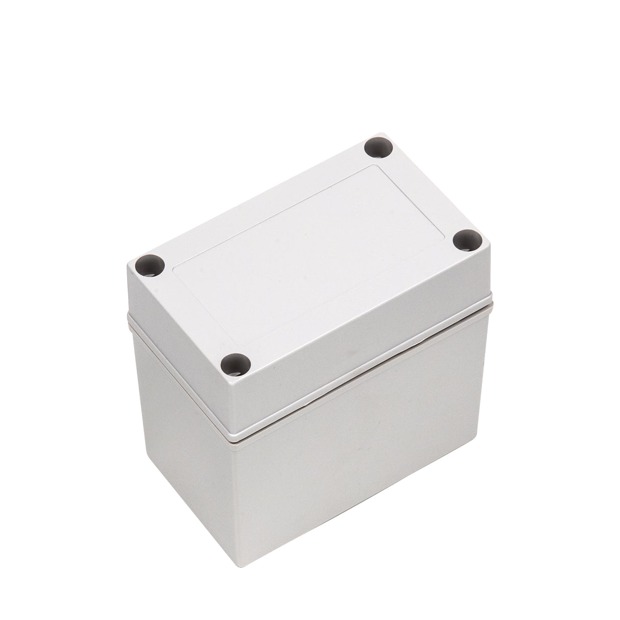 Boxco M-Series 3.15 x 5.12 x 4.92 Inches(80 x 130 x 125mm) Plastic Enclosure, IP67, IK08, PC, Grey Cover, Screw Type - PHOTO 1