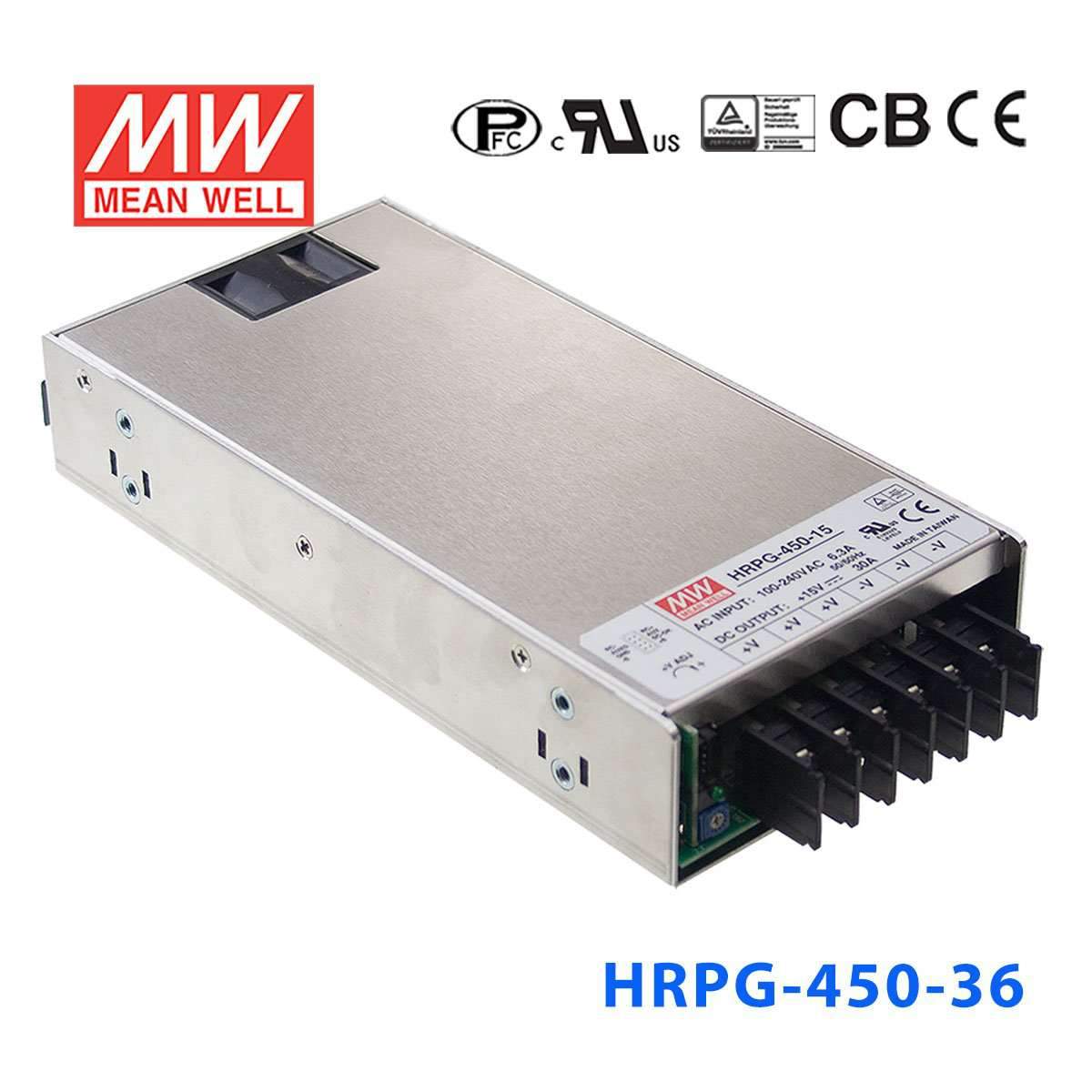 Mean Well HRPG-450-36 Power Supply 450W 36V 12.5A