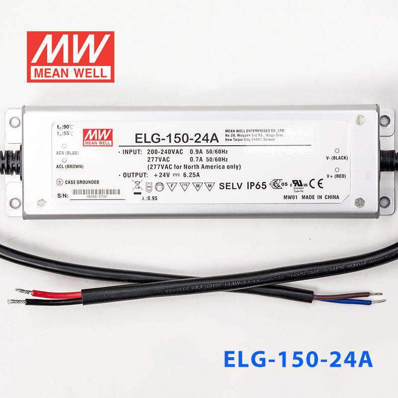Mean Well ELG-150-24A Power Supply 150W 24V - Adjustable - PHOTO 2