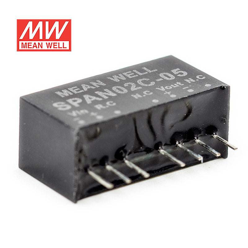 Mean Well SPAN02C-03 DC-DC Converter - 2W - 36~75V in 3.3V out 500mA