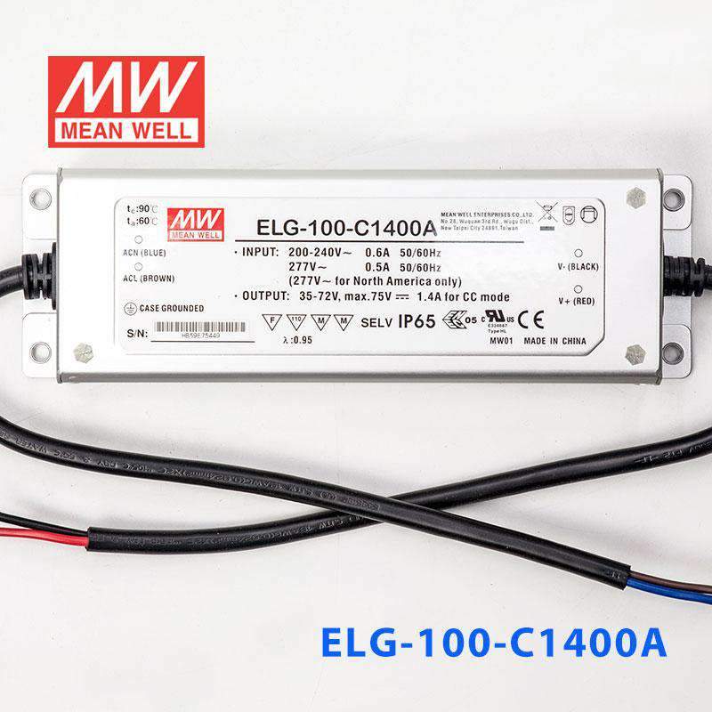 Mean Well ELG-100-C1400A Power Supply 100W 1400mA - Adjustable - PHOTO 2