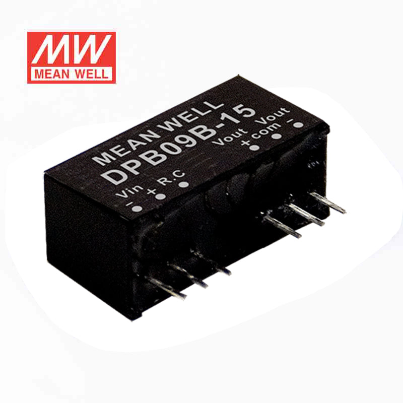 Mean Well DPB09B-05 DC-DC Converter - 9W - 18~36V in ±5V out 800mA