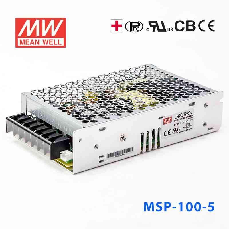 Mean Well MSP-100-5 Power Supply 85W 5V