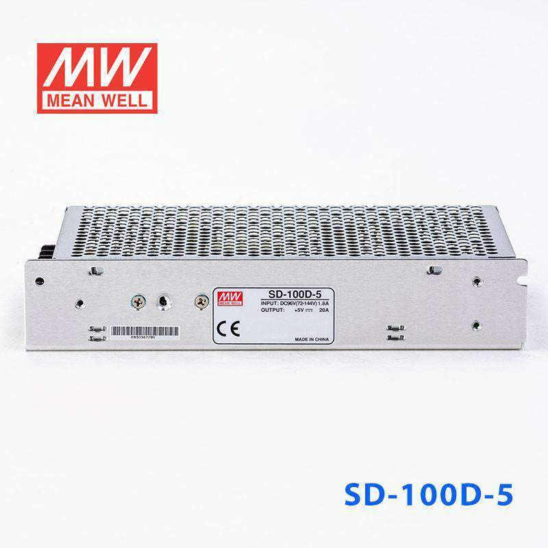 Mean Well SD-100D-5 DC-DC Converter - 100W - 72~144V in 5V out - PHOTO 2