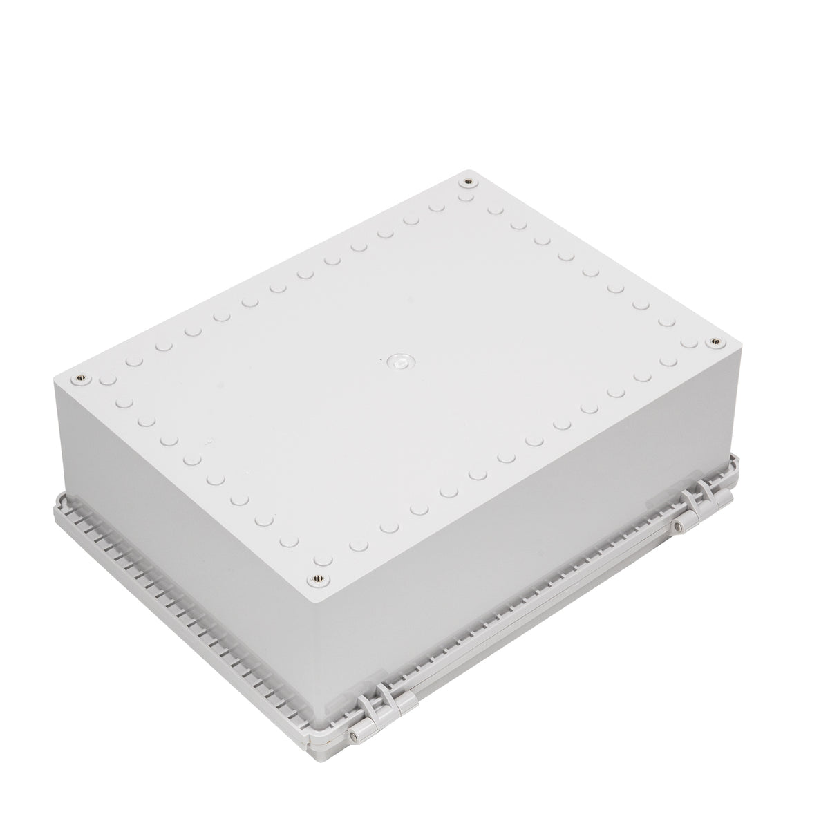Boxco P-Series 24.80 x 32.68 x 11.22 Inches(630 x 830 x 285mm) Plastic Enclosure, IP67, IK08, ABS, Grey Cover, Molded Hinge and Latch Type - PHOTO 2