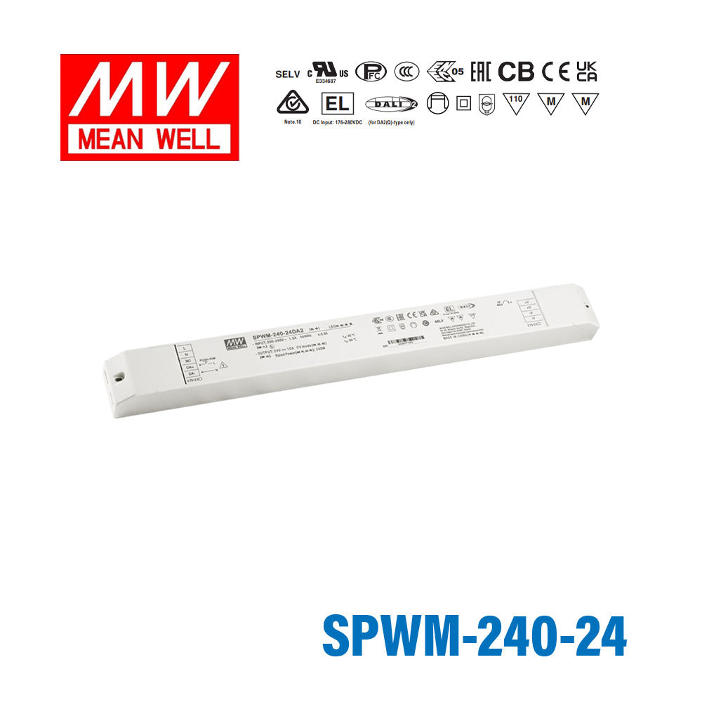 MEAN WELL SPWM-240-24 240W 24V CV LED Driver