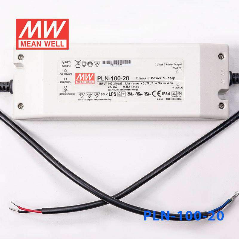 Mean Well PLN-100-20 Power Supply 100W 20V - IP64 4.8A - PHOTO 2