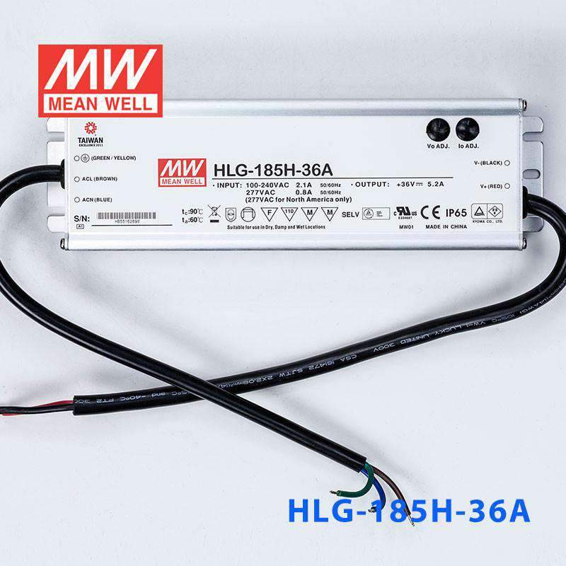 Mean Well HLG-185H-36A Power Supply 185W 36V - Adjustable - PHOTO 2