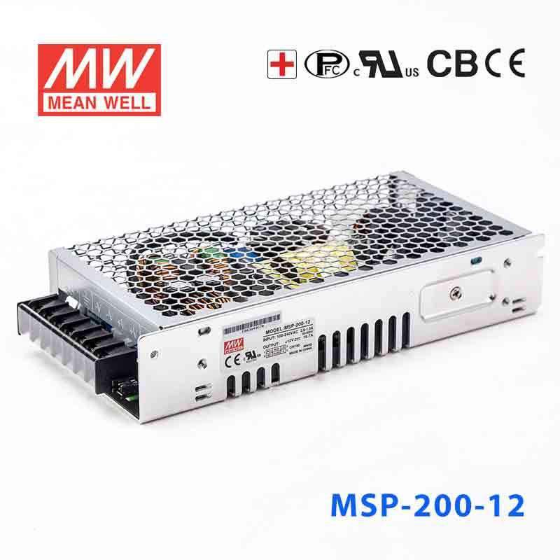 Mean Well MSP-200-12 Power Supply 200.4W 12V 16.7A