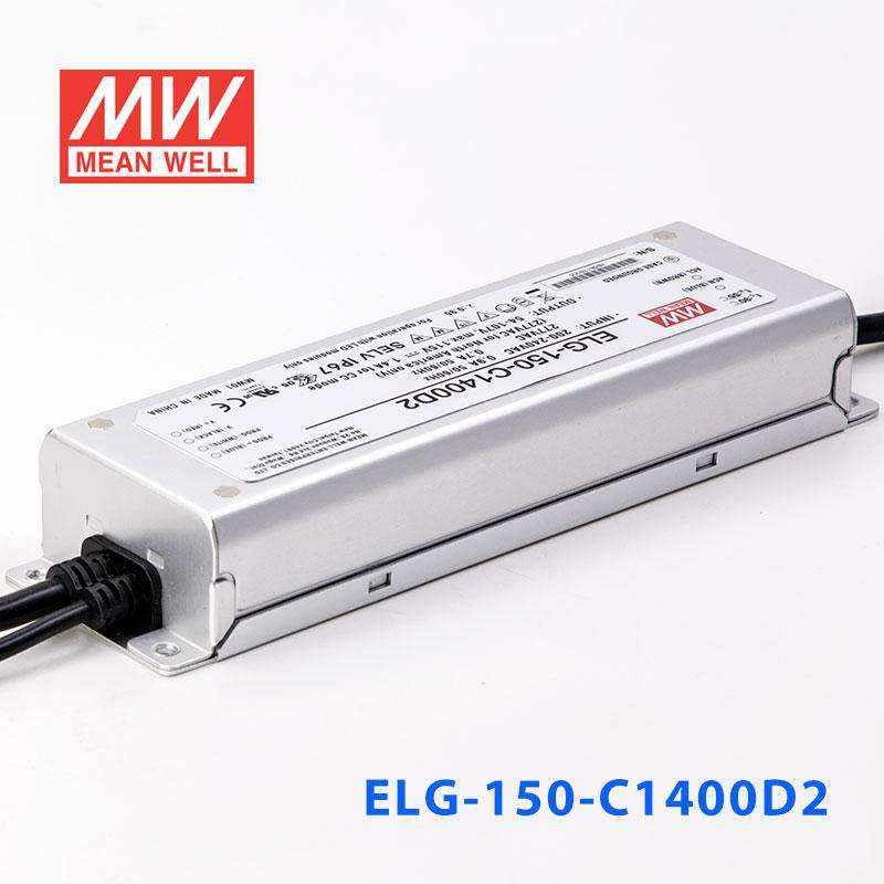 Mean Well ELG-150-C1400D2 AC-DC Single output LED Driver (CC) with PFC - PHOTO 3