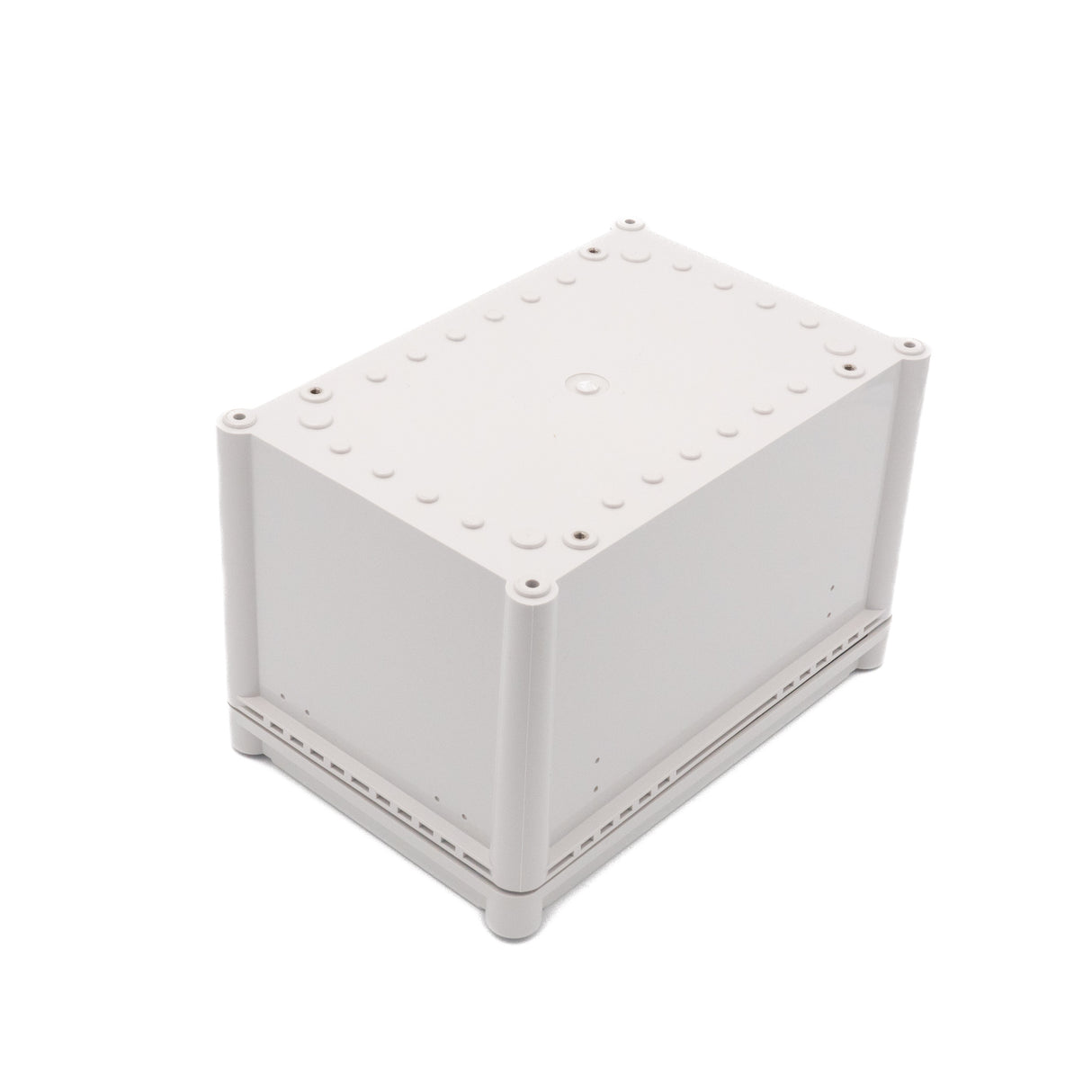 Boxco S-Series 7.48 x 11.02 x 7.09 Inches(190x280x180mm) Plastic Enclosure, IP67, IK08, ABS, Grey Cover, Screw Type - PHOTO 2