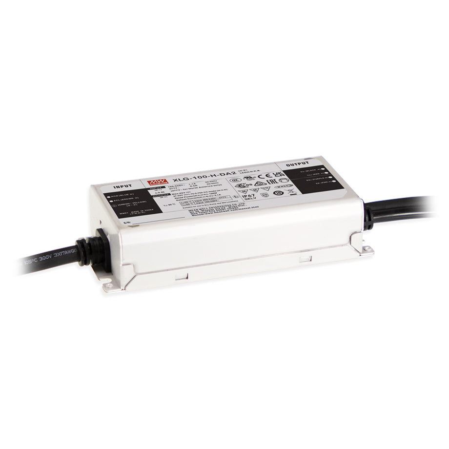 Mean Well XLG-100-H-DA2 Power Supply 100W 2100mA - DALI2 Dimmable