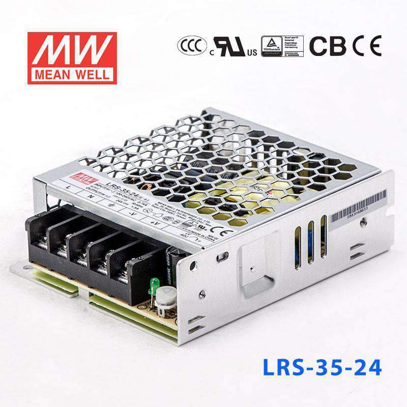 Mean Well LRS-35-24 Power Supply 35W 24V