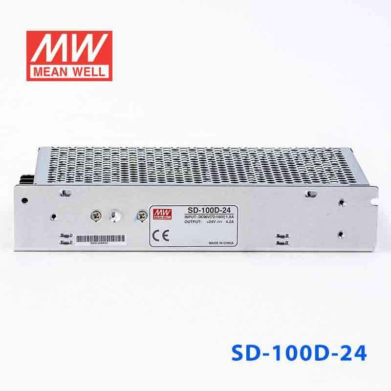 Mean Well SD-100D-24 DC-DC Converter - 100W - 72~144V in 24V out 4.2A - PHOTO 2