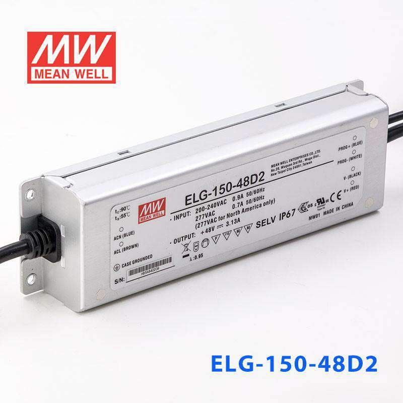 Mean Well ELG-150-48D2 AC-DC Single output LED Driver Mix Mode (CV+CC) with PFC - PHOTO 1