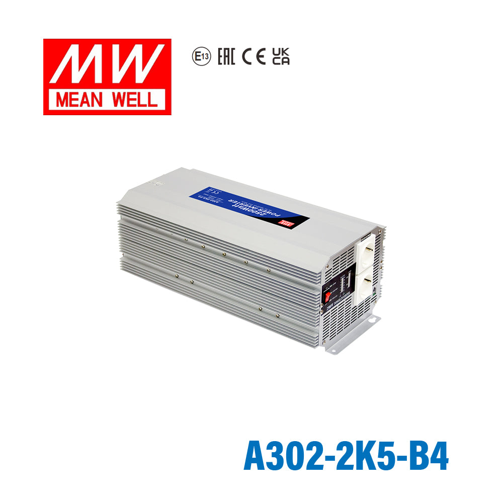 Mean Well A302-2K5-B4 Modified sine wave 2500W 110V - DC-AC Inverter