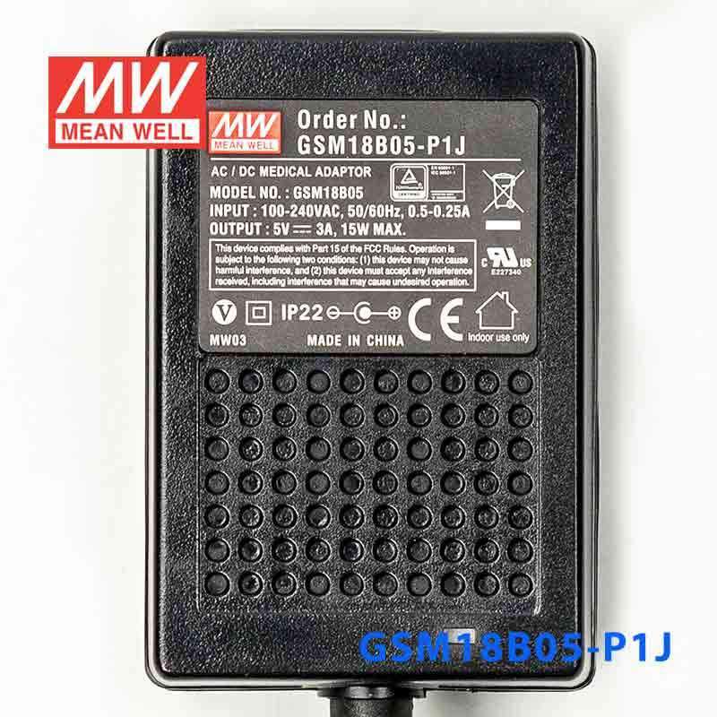 Mean Well GSM18B05-P1J Power Supply 15W 5V - PHOTO 2