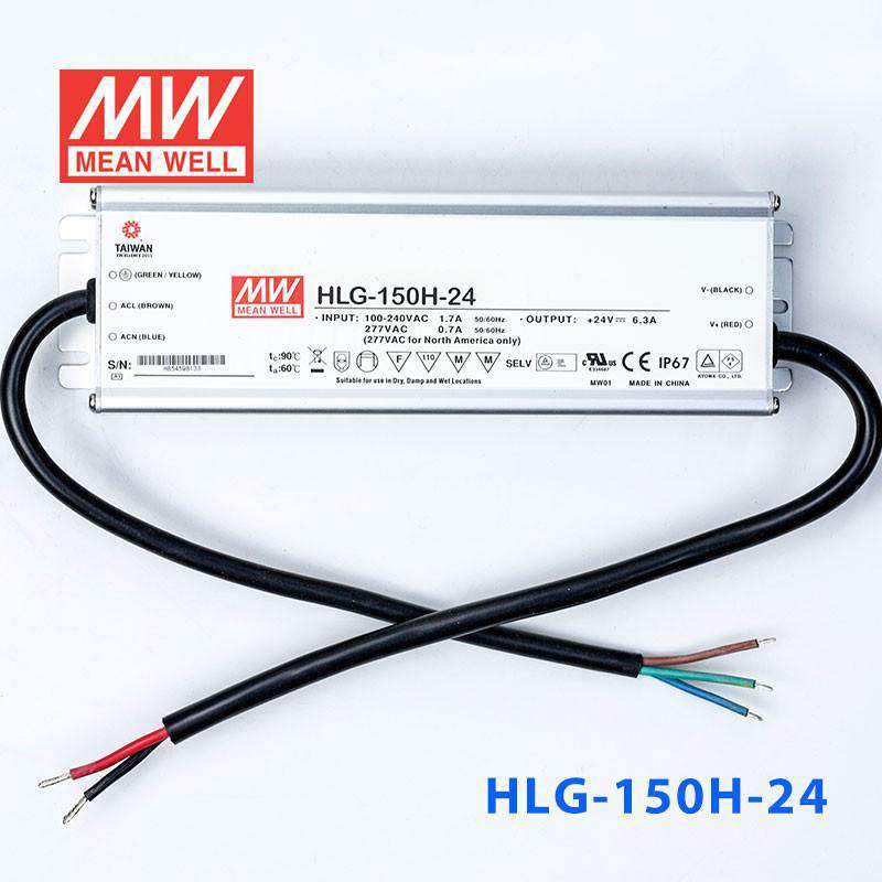 Mean Well HLG-150H-24 Power Supply 150W 24V 6.3A - PHOTO 2