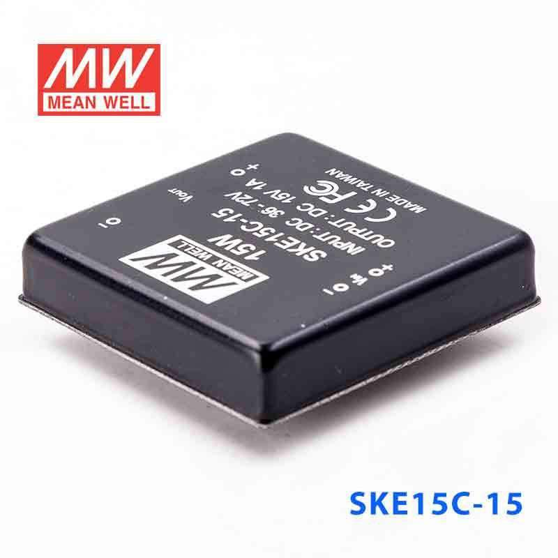 Mean Well SKE15C-15 DC-DC Converter - 15W - 36~72V in 15V out 1A - PHOTO 1