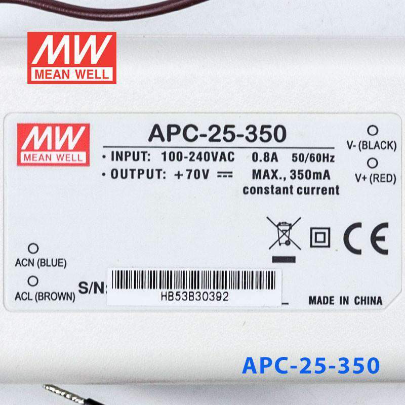 Mean Well APC-25-350 Power Supply 25W 350mA - PHOTO 3
