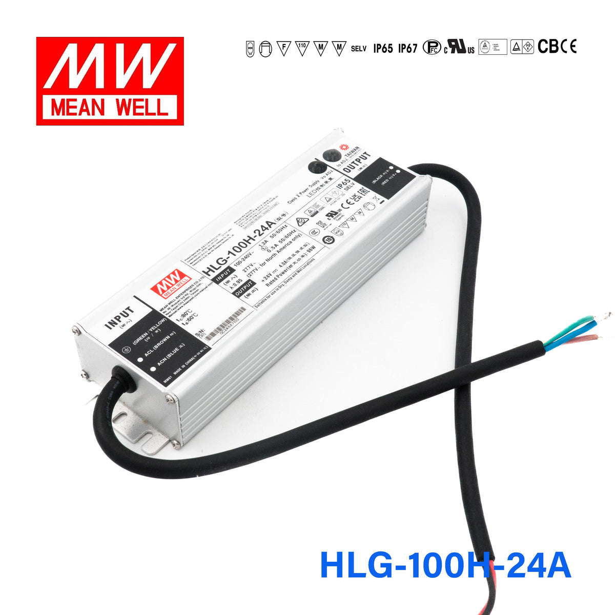 Mean Well HLG Series LED Power Supply 24V (40~150W)