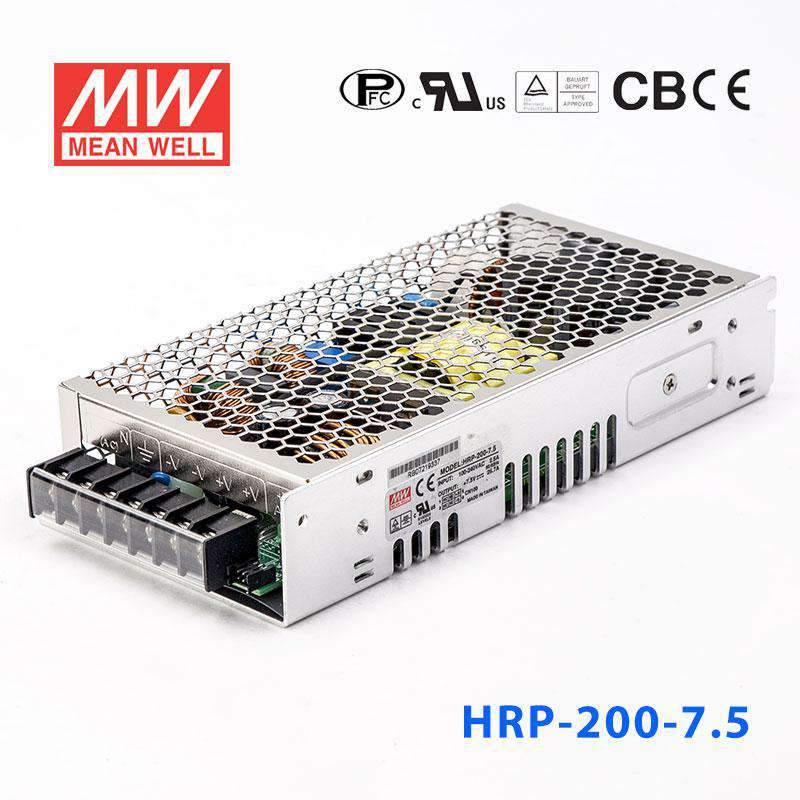 Mean Well HRP-200-7.5 Power Supply 200.3W 7.5V 26.7A