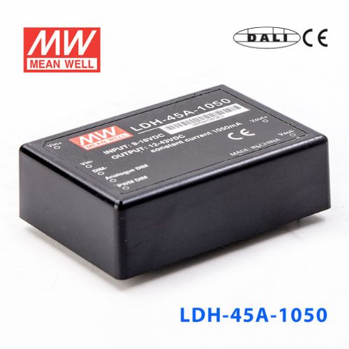 Mean Well LDH-45A-1050DA DC/DC LED Driver CC 1050mA - Step-up