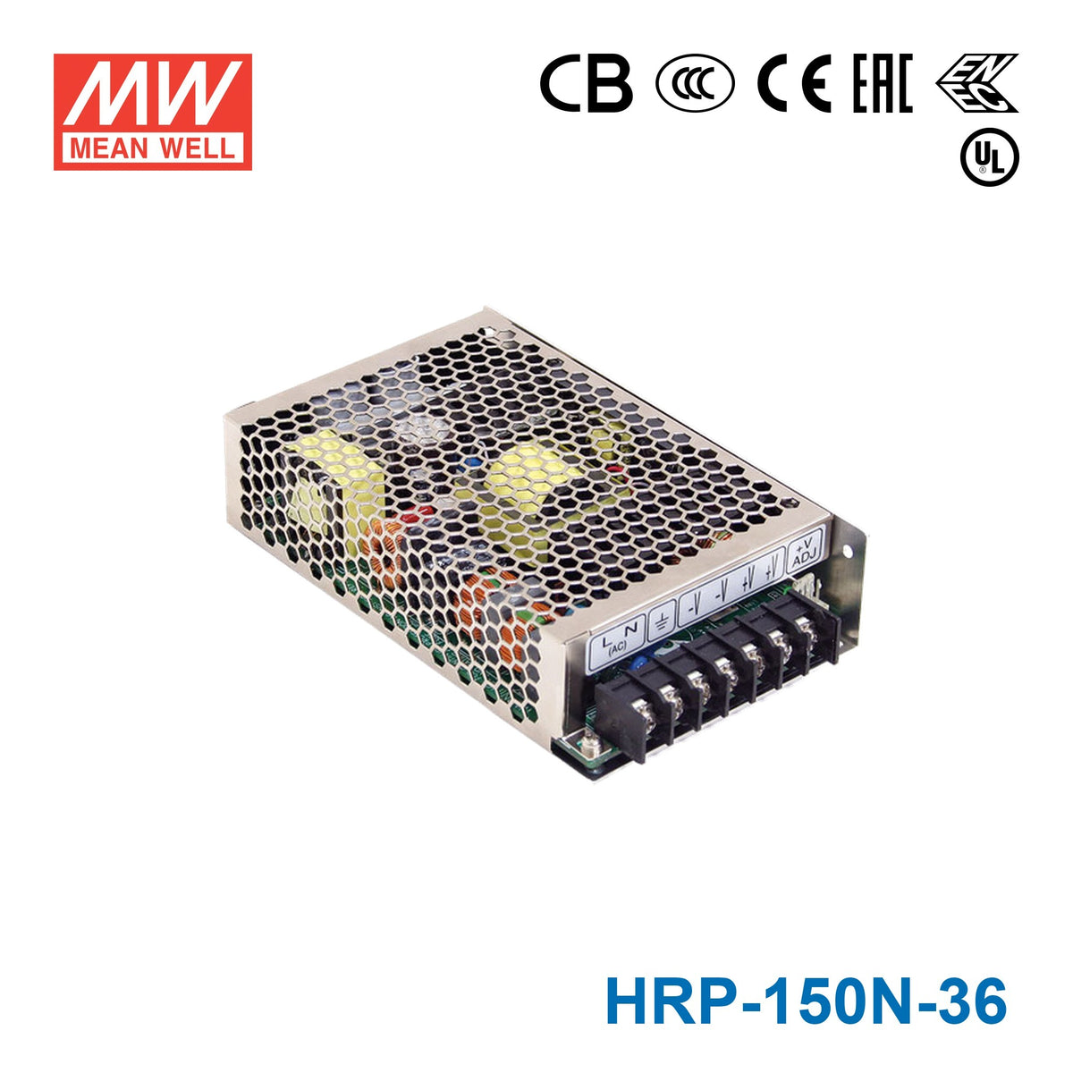 Mean Well HRP-150N-36 High Peak-Power Power Supply 150W 36V 4.3A