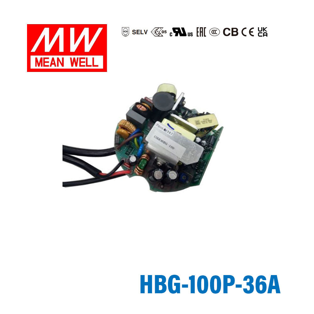 Mean Well HBG-100P-36A Power Supply 100W 36V PCB Type - Adjustable