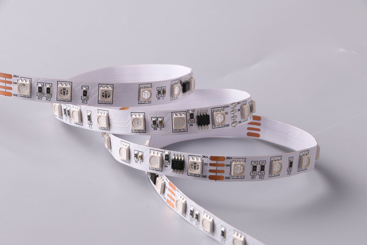 Archilight LED Strip ProPlus RGB SPI Digital Pixel Programmable 60LEDs/m (/3.28Ft) 12W/m (/3.28Ft) 24V IP20 - RGB Multicolour - 5m, 16.4 FT Package, Unit Price showing per metre (per 3.28 Ft) - PHOTO 3