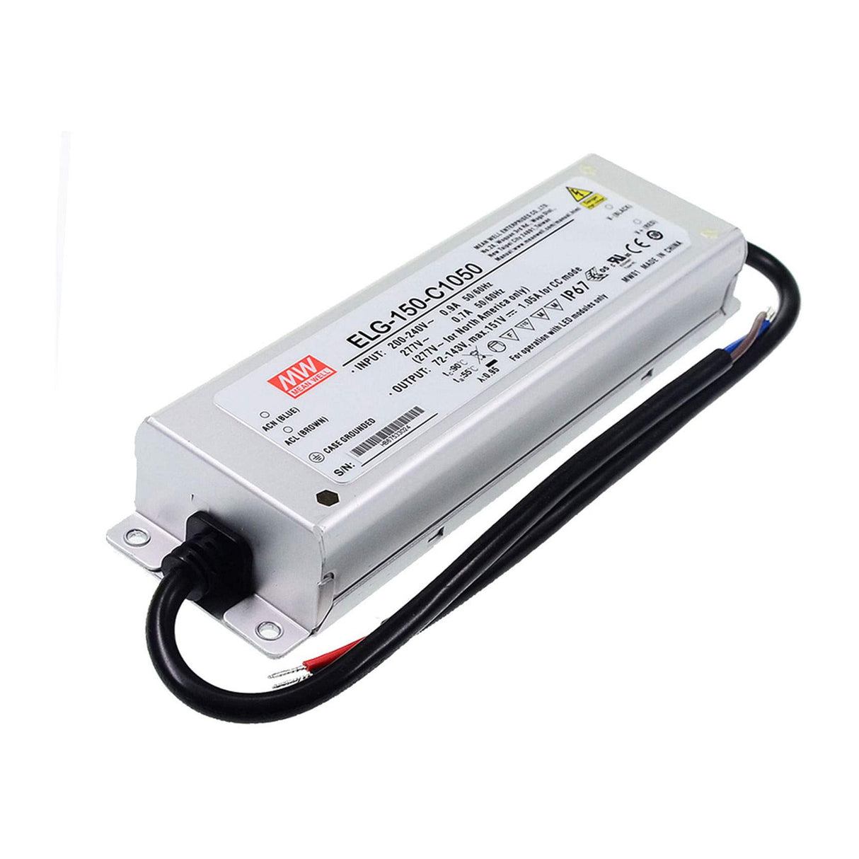 Mean Well ELG-200-C1050D2 AC-DC Single output LED Driver (CC) with PFC