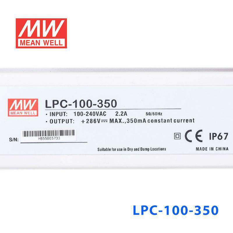 Mean Well LPC-100-350 Power Supply100W 350mA - PHOTO 3