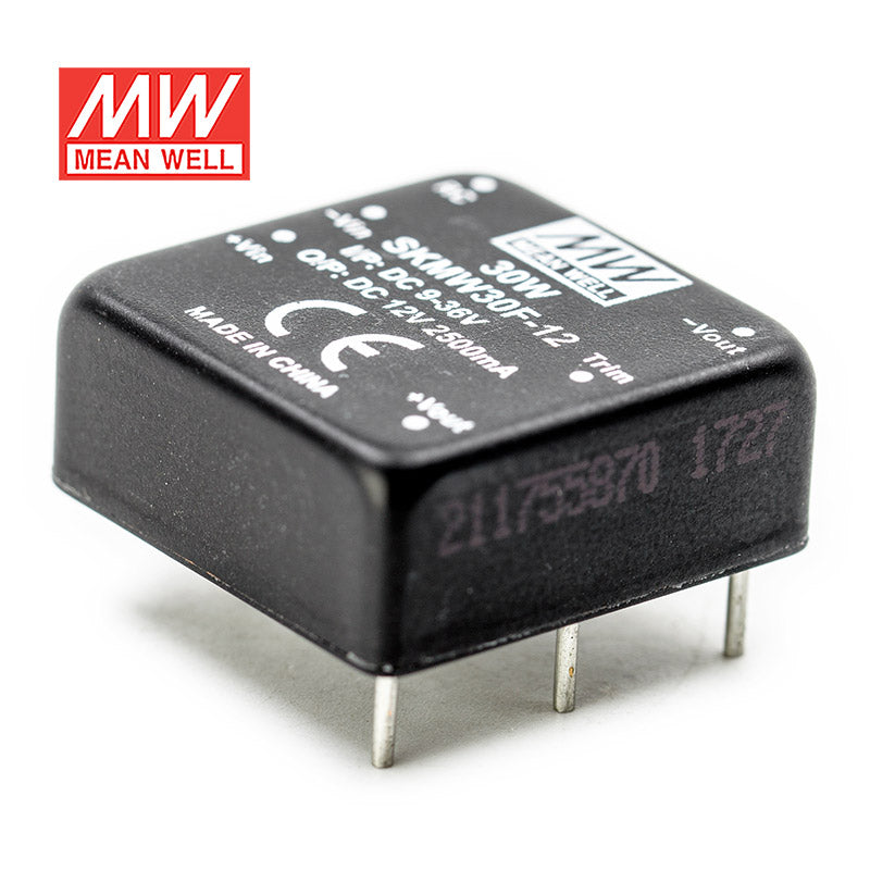 Mean Well SKMW30F-12 DC-DC Converter - 30W - 9~36V in 12V out 2.5A