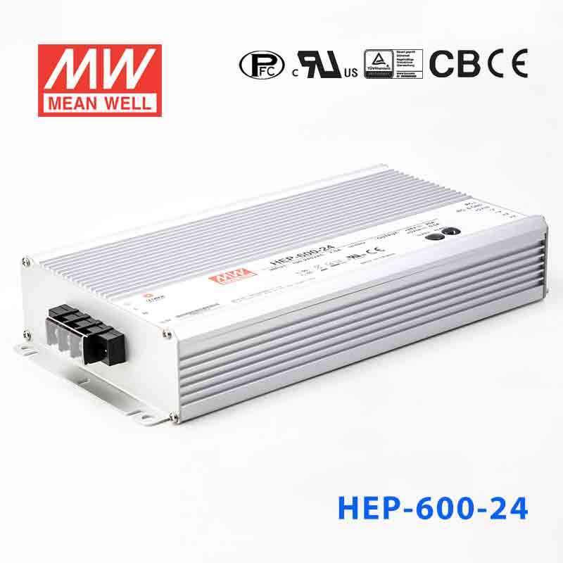 Mean Well HEP-600-24 Power Supply 600W 24V