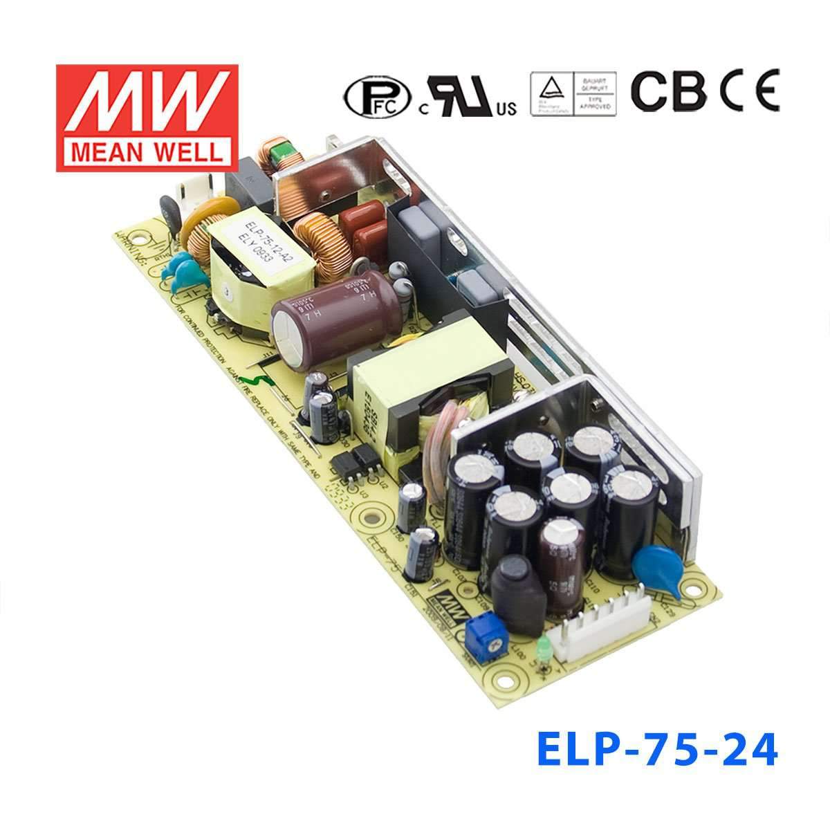 Mean Well ELP-75-24 Power Supply 75W 24V 3.15A