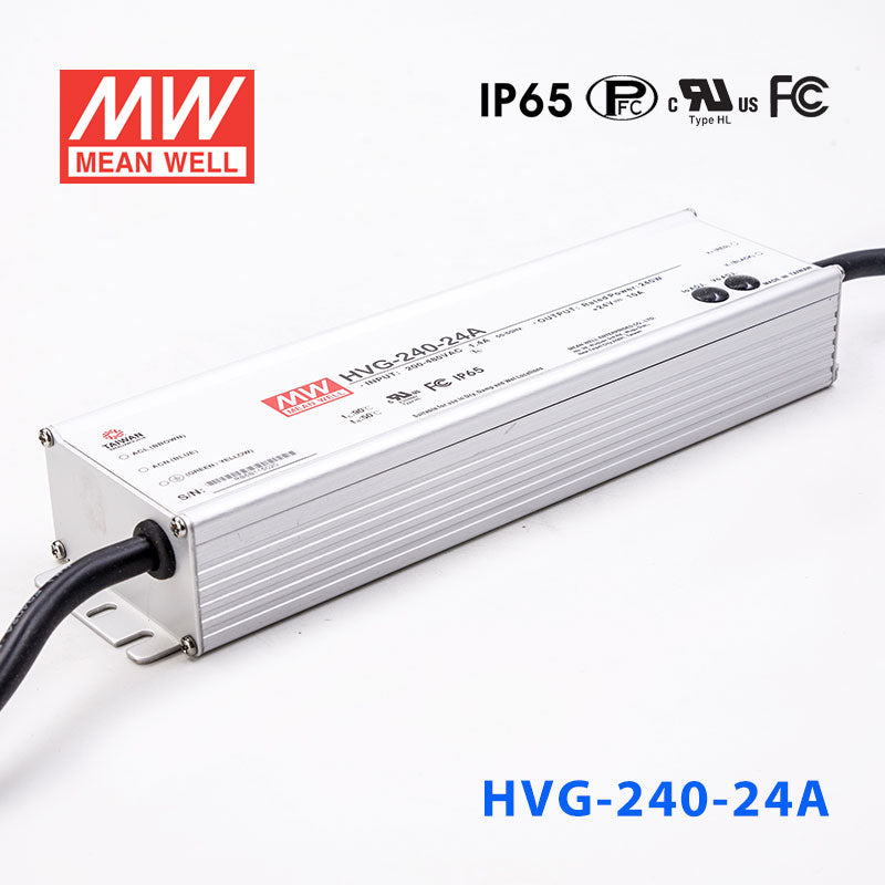 Mean Well HVG-240-24A Power Supply 240W 24V - Adjustable 10A