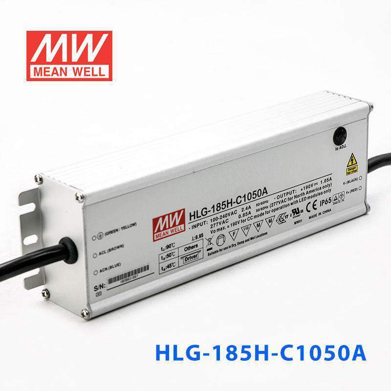 Mean Well HLG-185H-C1050A Power Supply 199.5W 1050mA - Adjustable - PHOTO 1