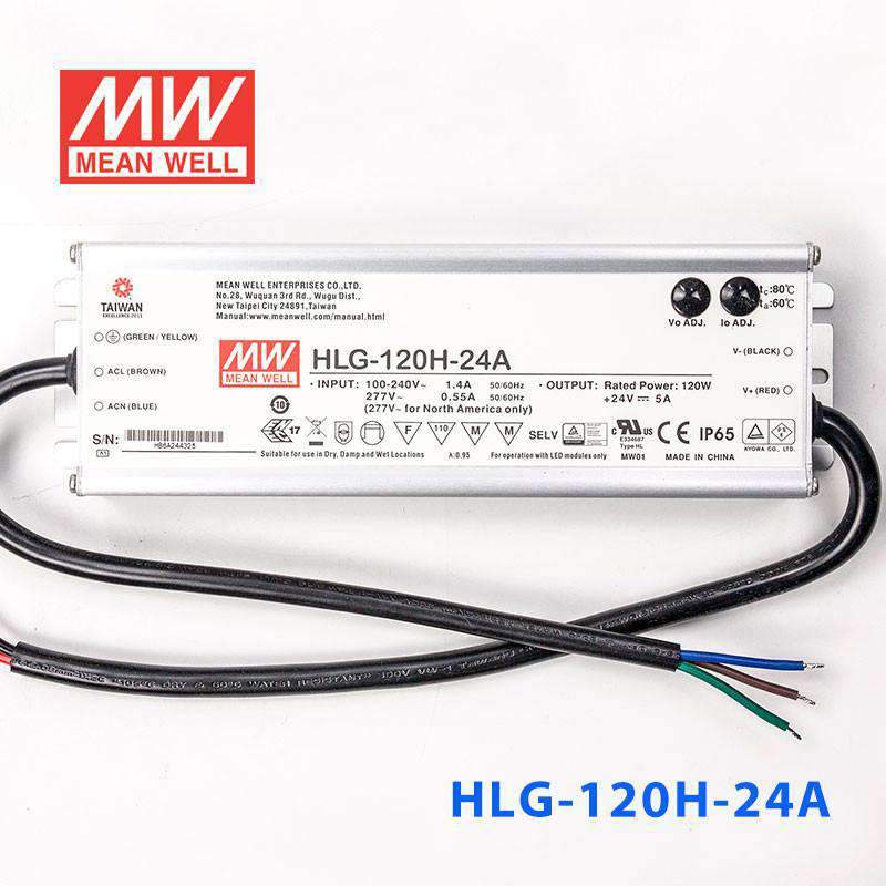Mean Well HLG-120H-24A Power Supply 120W 24V - Adjustable - PHOTO 2