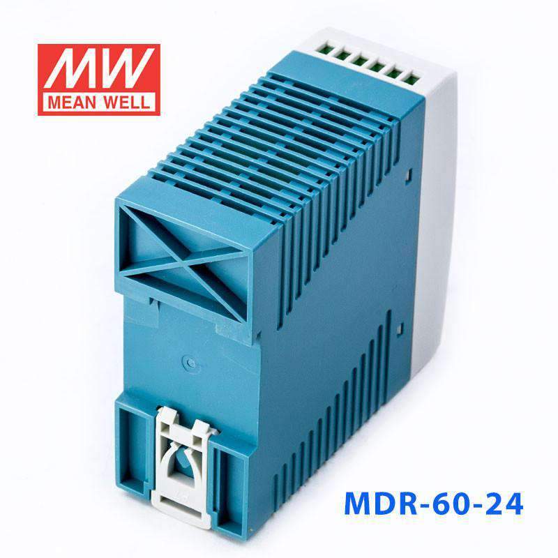 Mean Well MDR-60-24 Single Output Industrial Power Supply 60W 24V 2.5A - DIN Rail - PHOTO 3