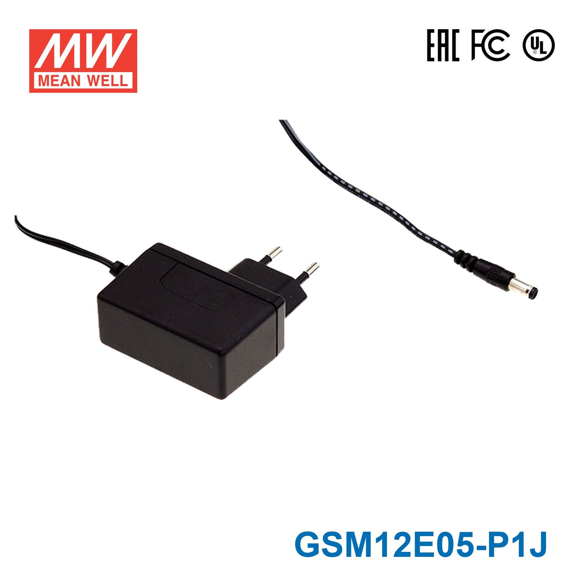 Mean Well GSM12E05-P1J Power Supply 12W 5V 2.4A