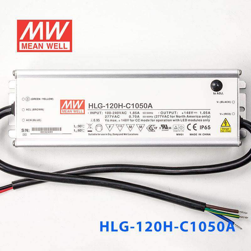 Mean Well HLG-120H-C1050A Power Supply 155.4W 1050mA - Adjustable - PHOTO 2